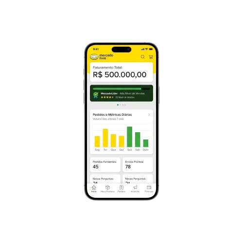 Faturamento Mercado Livre